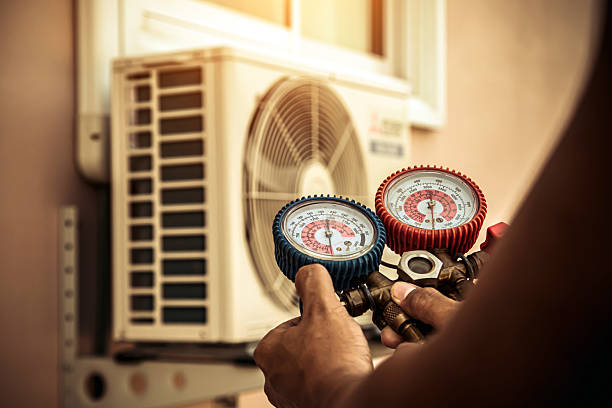 Professional Ac Installation technician working in Wilson, NY